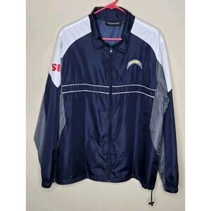 NFL Los Angeles Chargers Dunbrooke Windbreaker Size Large Sports Illustrated